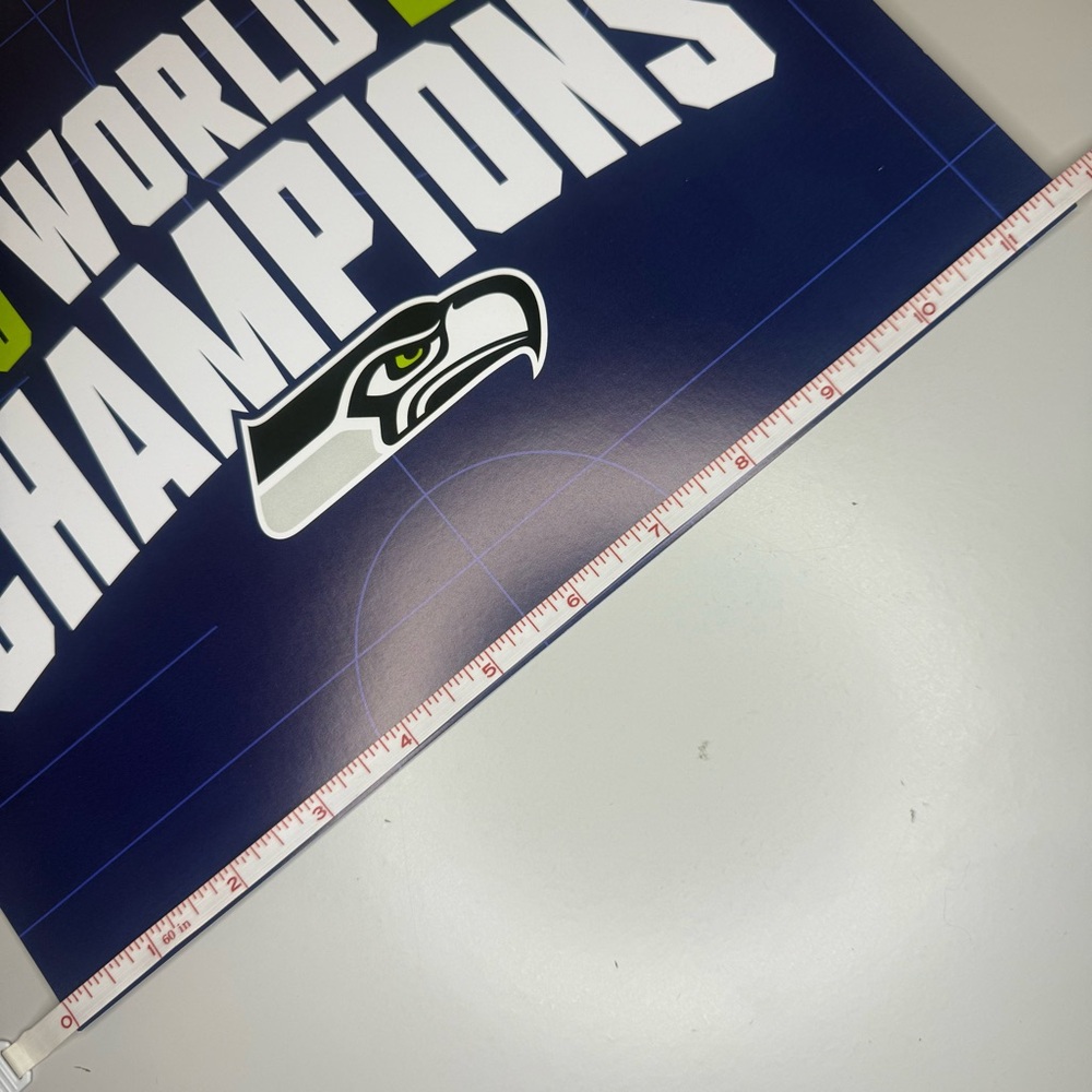 Starbucks Official 2025 World Champions Rally Card Seattle Seahawks - Picture 3 of 5